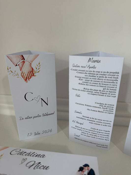 Meniu Triunghi carton 200g