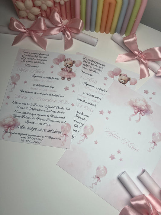 Invitatie botez rulata