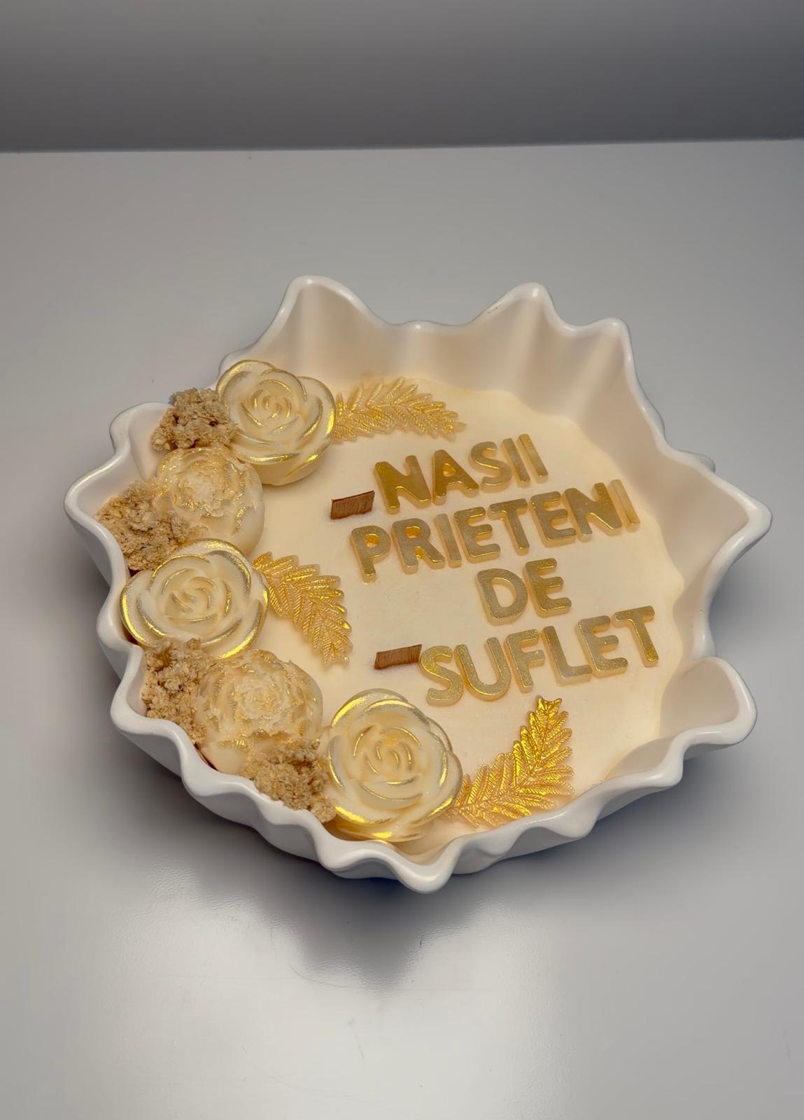 Lumanare in vas ceramic