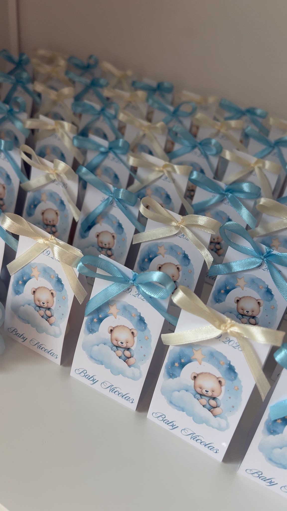 Marturii ursuleti in cartonas personalizat