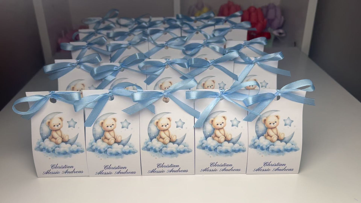 Marturii ursuleti in cartonas personalizat