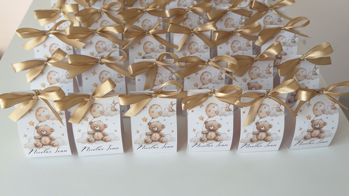 Marturii ursuleti in cartonas personalizat