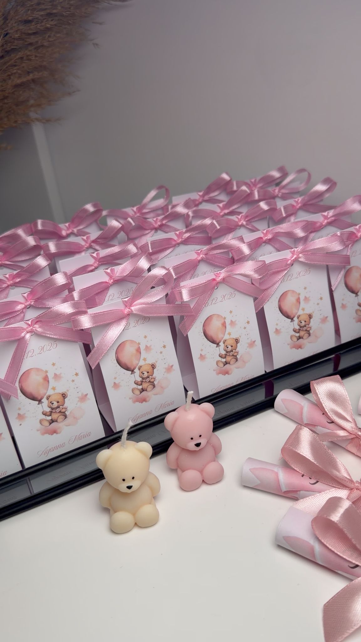 Marturii ursuleti in cartonas personalizat